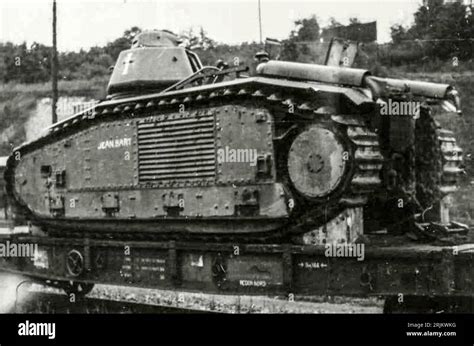 World War Ii France Tanks B1 Bis Char B1 Bis 492 Named Jean Bart