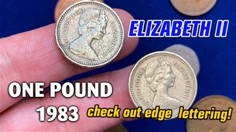 1983 Elizabeth Ii One Pound Coin Worth Youtube