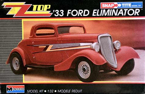 Revell Monogram 4465 Zz Top Eliminator 1933 Ford Coupe Plastic Model