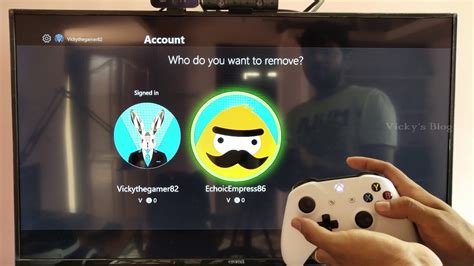 How To Remove User Accounts From Xbox One Console Youtube