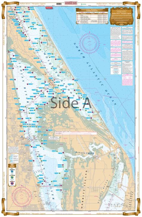 Waterproof Charts Mosquito Lagoon And Indian River Fishing
