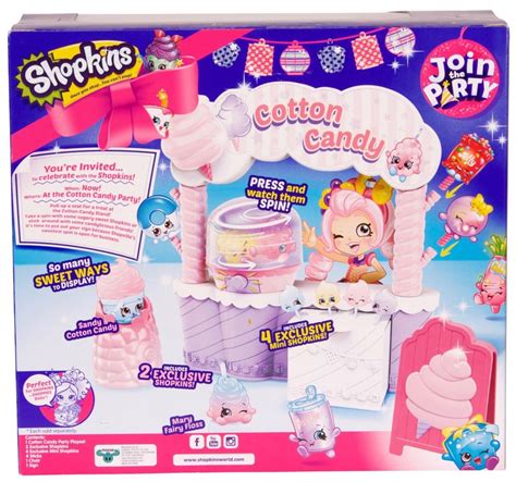 Shopkins Join The Party Cotton Candy Party Playset Girls Kids Children