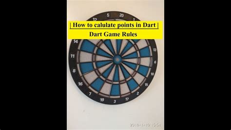 How To Calulate Points In Dart Dart Game Rules Youtube