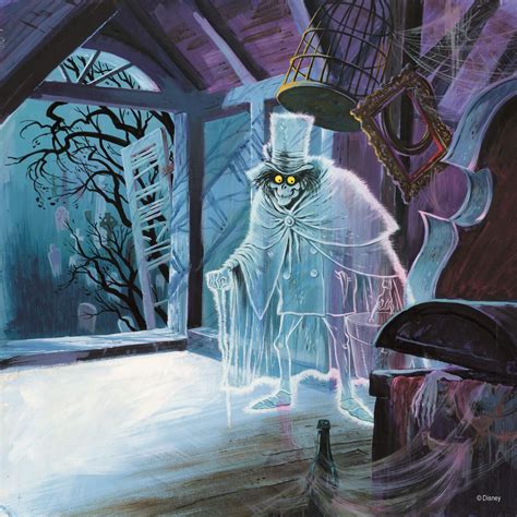 Hatbox ghost | Hatbox ghost, Disney art, Disney haunted mansion