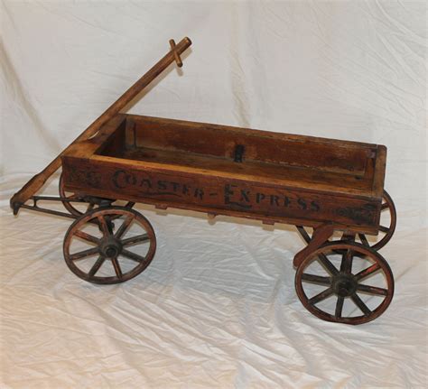 Vintage Wooden Wagon Toys Push And Pull Toys
