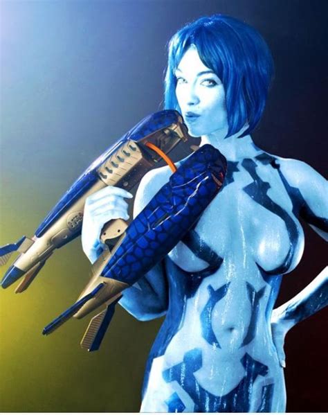 Cosplay nude cortana Cortana Blue