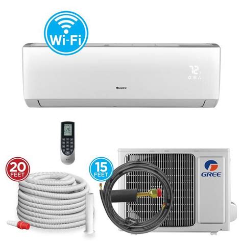 Gree 36000 Btu 3 Ton 18 Seer Smart Home Wi Fi Ductless Mini Split Air