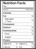 Please note that the labels below are examples only. 6 Blank Nutrition Label Template Word - SampleTemplatess ...