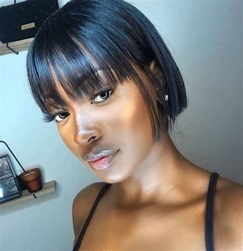 Flawless Black Hairstyles With Bangs Trends