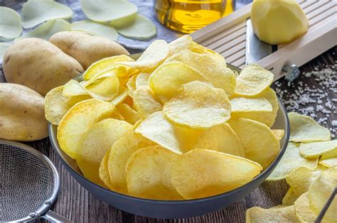 Patatas Chips Fritas Caseras Cómo Hacerlas Perfectas Como Igual Que De