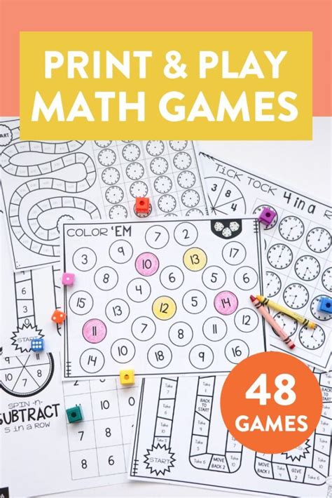 Math Games For 1st And 2nd Graders