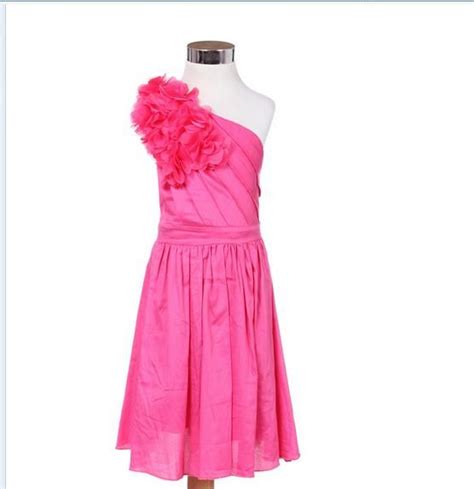 2017 Girls Dresses Girls Pink Formal Dress Evening Party Dresses One