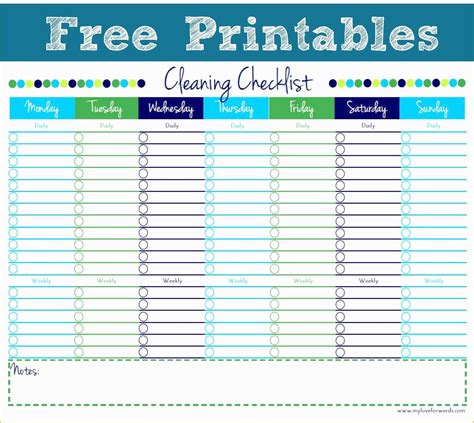 Office Cleaning Templates Free Of Free Printable Personal House