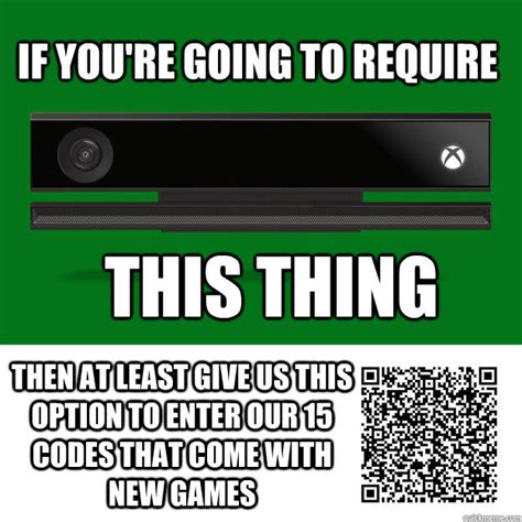 Xbox One Uses Kinect To Scan Qr Type Game Download Codes