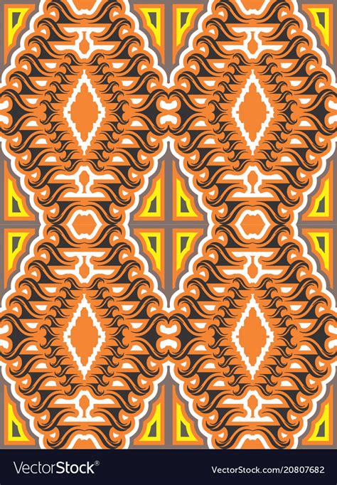 An Interesting Seamless Pattern Royalty Free Vector Image