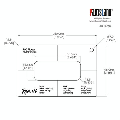 Pickup Routing Template P90