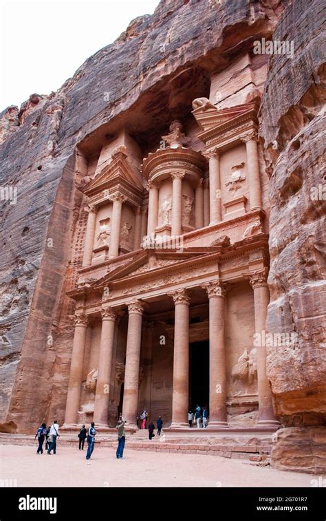 Petra Is One Of The New 7 Wonders Of The Hi Res Stock Photography And