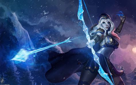 Ashe League Of Legends K Wallpapers Hd Wallpapers Id