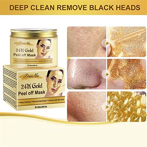 Gold Facial Mask Peel Off Mask Blackhead Remover Mask With 24k Gold