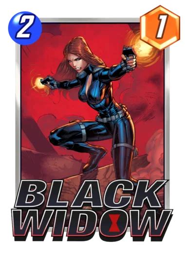 Black Widow Marvel Snap Cards Out Of Games