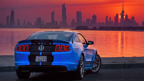 Wallpaper 1920x1080 Px Blue Cars Car Ford Mustang Shelby Ford Usa