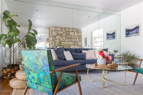 A Vintage Splendor Shares Her Mid Century Modern Eclectic Living Room