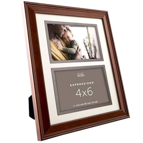 12 Pack 2 Opening Espresso 4 X 6 Collage Frame With Fillet Mat