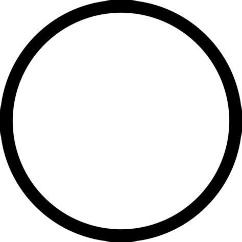Circle Empty Svg Png Icon Free Download 177153 Onlinewebfontscom
