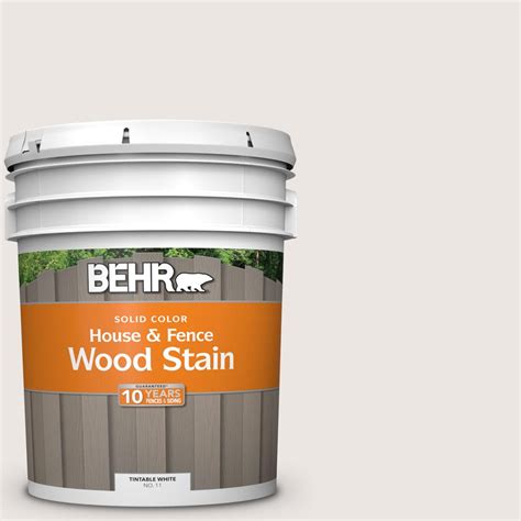 I am going to stain my pressure treated fence andplanned on using ben moore oil base black solid stain but the guy the guy at store told me there is a problem mixing this and the black pigment doesnt' absorb into the solid oil base stain but rather sticks to the side. BEHR 5 gal. #N330-1 Milk Paint Solid Color House and Fence ...