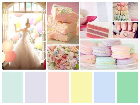 pastel mood board weddingdates