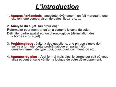 Exemple D Introduction De Dissertation En Français Le Meilleur Exemple