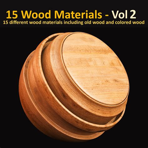 Artstation 15 Wood Materials Vol 2 Resources