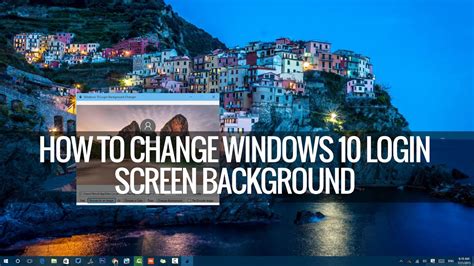 How To Change Windows 10 Login Screen Background Techniqued Youtube