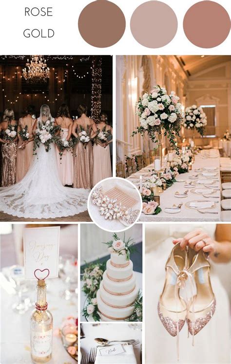 Ideas For Achieving A Glamorous Rose Gold Wedding With Images