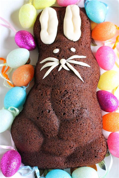 Jibberjabberuk Easter Chocolate Bunny Cake