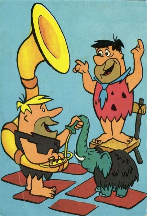 American Animated Television Sitcom The Flintstones Fred And Barney