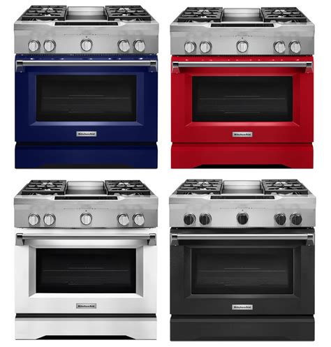 Kitchenaid Brings Signature Colors To Commercial Style Ranges