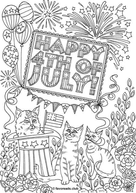 printable fourth  july coloring pages favoreads coloring club