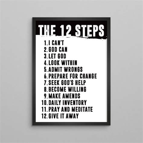 Aa 12 Steps Printable