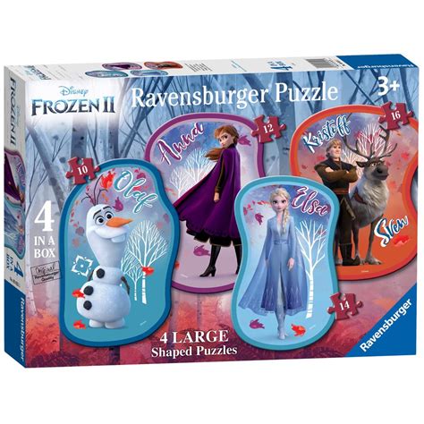 Ravensburger Disney Frozen 2 4 Large Shaped Jigsaw Puzzles