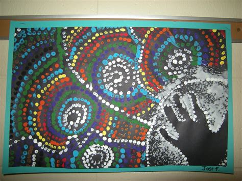 What S Happening In The Art Room 3rd Grade Aboriginal Handprints
