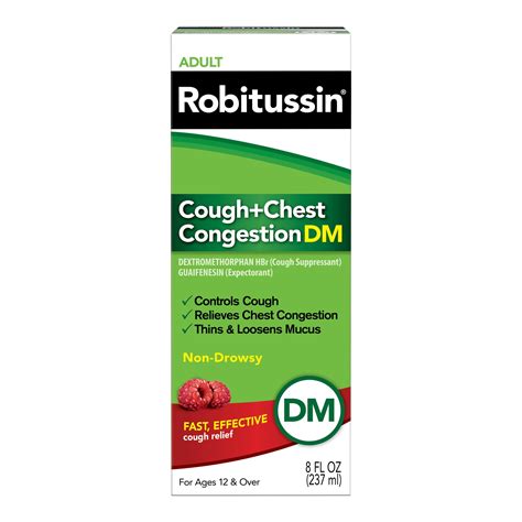 Robitussin Adult Maximum Strength Cough And Chest Congestion Liquid