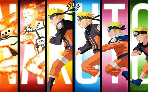 Evolution Running Anime Boys Sage Mode Naruto Uzumaki Panels