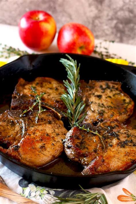 Add potatoes, carrots and tomatoes; These tender and juicy Herb Crusted Pork Chops with Apple ...