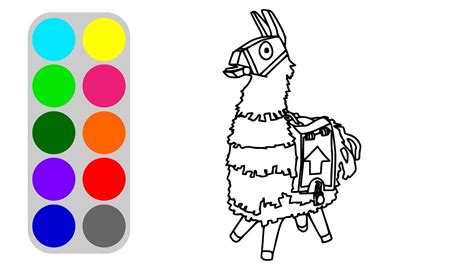 Learn how to draw a llama from fortnite easy, step by step. Llama Coloring Book for KIds - How to Draw Fortnite Easy ...