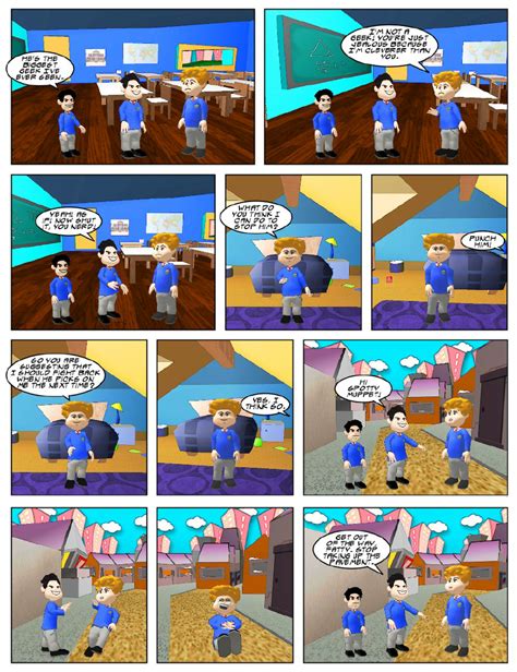 A Segment From A Comic Strip Created By Our System Depicting A Story