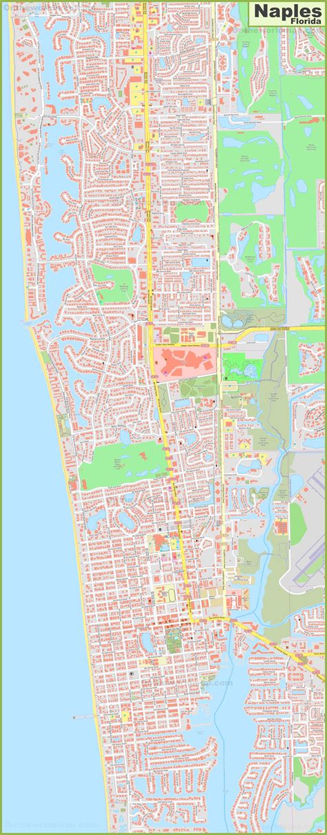 Naples Fl Street Map Black Sea Map