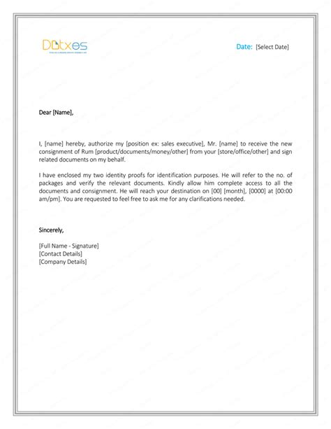 Sample pck up formsmails : 6+ Free Printable Authorization Letter Formats and Samples ...