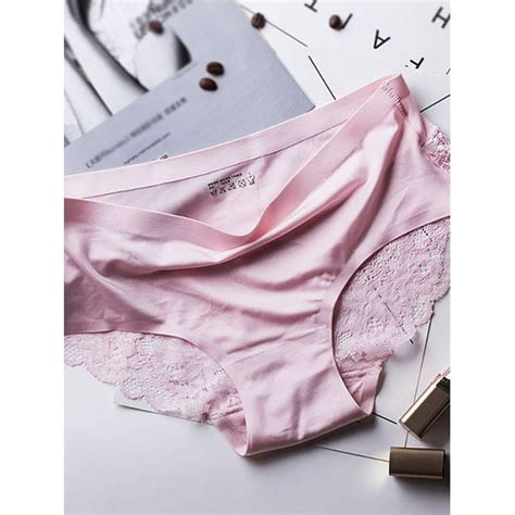 Balai Sexy Lace Underwear For Women Frozen Silk Seamless Panties With