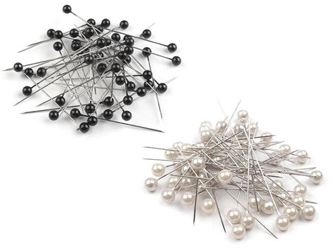 Decorative Pearl Head Pins Length 60 Mm Stoklasa Haberdashery And Fabrics